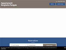 Tablet Screenshot of borghettopanigale.com